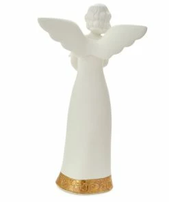 Hallmark Heart Of The Family Angel Figurine For Nana, 8.5" 3 Hallmark Heart Of The Family Angel Figurine For Nana, 8.5" -Department Store Shop Joanne Eschrich Ceramic Angel Figurine for Nana 1JOA2089 02