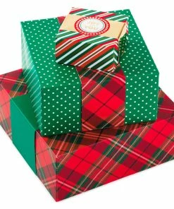 Hallmark Joy To You 3-Pack Christmas Gift Boxes, Assorted Sizes And Designs 11 Hallmark Joy To You 3-Pack Christmas Gift Boxes, Assorted Sizes And Designs -Department Store Shop Joy to You Assorted Christmas Gift Boxes 55XBC1128 01