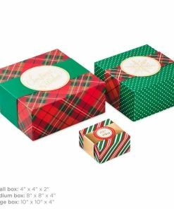 Hallmark Joy To You 3-Pack Christmas Gift Boxes, Assorted Sizes And Designs 9 Hallmark Joy To You 3-Pack Christmas Gift Boxes, Assorted Sizes And Designs -Department Store Shop Joy to You Assorted Christmas Gift Boxes 55XBC1128 03
