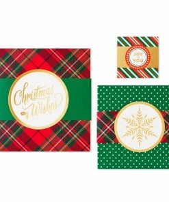 Hallmark Joy To You 3-Pack Christmas Gift Boxes, Assorted Sizes And Designs