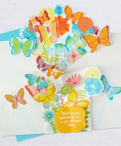 Hallmark 16" Joyful Butterflies Pop-Up Jumbo Birthday Card -Department Store Shop Joyful Butterflies Pop Up Birthday Card 1299CBG1010 04