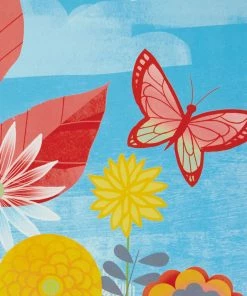 Hallmark 16" Joyful Butterflies Pop-Up Jumbo Birthday Card -Department Store Shop Joyful Butterflies Pop Up Birthday Card 1299CBG1010 05