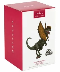 Hallmark Jurassic Park 30th Anniversary Dilophosaurus Ornament -Department Store Shop Jurassic Park Dilophosaurus Keepsake Ornament 1999QXI7207 04