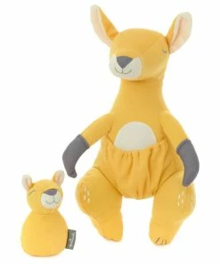 Hallmark Kangaroo And Baby Joey Stuffed Animal And Rattle Set -Department Store Shop Kangaroo and Baby Joey Plush and Rattle Set 1BBY4819 03