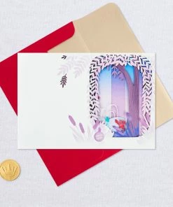 Hallmark Disney The Little Mermaid 3D Pop-Up Musical Valentine's Day Card With Light -Department Store Shop Kiss the Girl PopUp Music Light Valentines Day Card 1099VAY9992 05