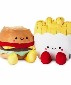 Hallmark Large Better Together Burger And Fries Magnetic Plush, 10.25"
