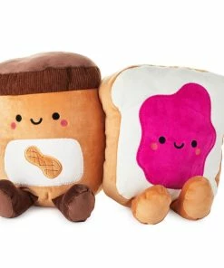 Hallmark Large Better Together Peanut Butter And Jelly Magnetic Plush, 12"
