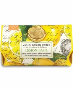 Lemon Basil Large Bath Soap Bar, 8.7 Oz.