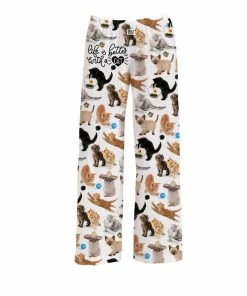Brief Insanity Life Is Better With A Cat Lounge Pants, Medium