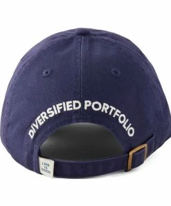 Life Is Good Diversified Portfolio Navy Baseball Cap -Department Store Shop Life Is Good Beers on Navy Blue Baseball Cap 98701OS 03