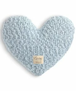 Demdaco Soft Blue Giving Heart Pillow