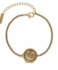Demdaco Linked Hearts Charm Dear You Daughter Bracelet