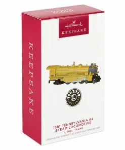 Hallmark Lionel® Trains Yellow 1361 Pennsylvania K4 Steam Locomotive Metal Ornament -Department Store Shop Lionel Trains Engine Keepsake Ornament 2199QXE3267 04