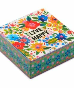 Natural Life Live Happy Floral Happy Box Gift Set, 6 Pieces