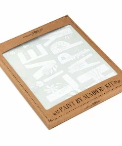 Natural Life Live Happy Paint By Number Wrapped Canvas Kit, 12x10