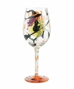 Enesco Lolita Witch Way To The Wine Glass, 15 Oz. 4 Enesco Lolita Witch Way To The Wine Glass, 15 Oz. -Department Store Shop Lolita Witch Way to the Wine Halloween Wine Glass 6012494 02