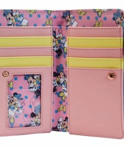 Loungefly Minnie Pastel Color Block Dots Wallet 7 Loungefly Minnie Pastel Color Block Dots Wallet -Department Store Shop Loungefly Minnie Pastel Color Block Dots Wallet WDWA2434 04