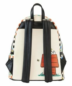 Loungefly Peanuts Snoopy And Woodstock Checkered Mini Backpack -Department Store Shop Loungefly Peanuts Snoopy Checkered Mini Backpack PNBK0025 03