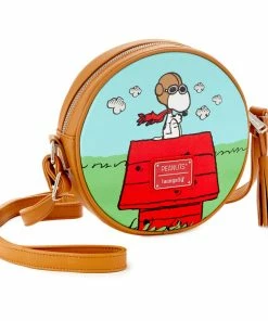 Loungefly Peanuts Snoopy Vs. The Red Baron Crossbody Bag