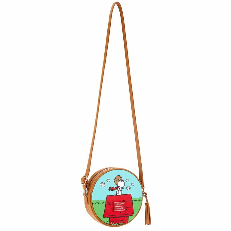 Loungefly Peanuts Snoopy Vs. The Red Baron Crossbody Bag 3 Loungefly Peanuts Snoopy Vs. The Red Baron Crossbody Bag - Image 3