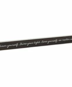 Hallmark Love Yourself No Matter What Wood Quote Sign, 23.5x2