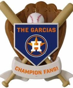 MLB Baseball Personalized Ornament, Astros™