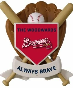 MLB Baseball Personalized Ornament, Braves™ 8 MLB Baseball Personalized Ornament, Braves™ -Department Store Shop MLB Baseball Personalized Ornament Braves 2499QHE1913B100 03