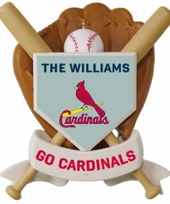 MLB Baseball Personalized Ornament, Cardinals™