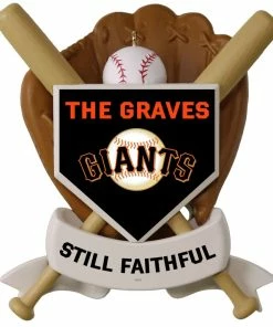 MLB Baseball Personalized Ornament, Giants™ -Department Store Shop MLB Baseball Personalized Ornament Giants 2499QHE1913B108 03