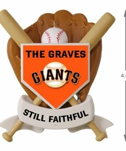 MLB Baseball Personalized Ornament, Giants™ -Department Store Shop MLB Baseball Personalized Ornament Giants 2499QHE1913B108 04