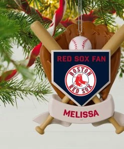 MLB Baseball Personalized Ornament, Red Sox™ -Department Store Shop MLB Baseball Personalized Ornament Red Sox 2499QHE1913B101 02