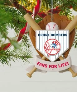MLB Baseball Personalized Ornament, Yankees™ -Department Store Shop MLB Baseball Personalized Ornament Yankees 2499QHE1913B106 02