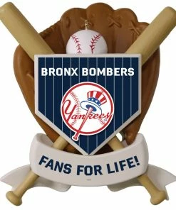 MLB Baseball Personalized Ornament, Yankees™ -Department Store Shop MLB Baseball Personalized Ornament Yankees 2499QHE1913B106 03