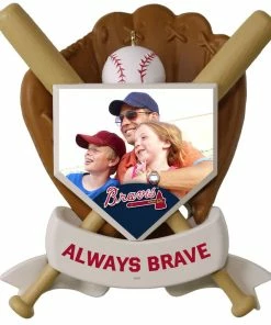 MLB Baseball Personalized Photo Ornament, Braves™