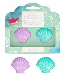Mad Beauty Disney The Little Mermaid Shell Lip Balms, Set Of 2
