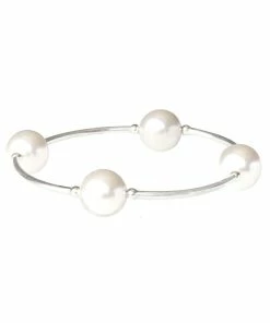 Made As Intended White Pearl Blessing Bracelet