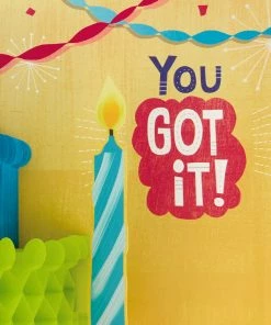 Hallmark 16" Make A Fuss Cake Pop-Up Jumbo Birthday Card 11 Hallmark 16" Make A Fuss Cake Pop-Up Jumbo Birthday Card -Department Store Shop Make a Fuss Cake Jumbo Birthday Card 1499CBG1008 03