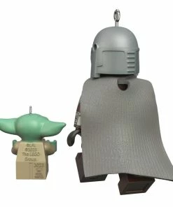 Hallmark The Mandalorian™ And Grogu™ LEGO® Star Wars™ Minifigure Ornaments, Set Of 2 -Department Store Shop Mandalorian Grogu LEGO Minifig Keepsake Ornaments 2499QXI7079 06