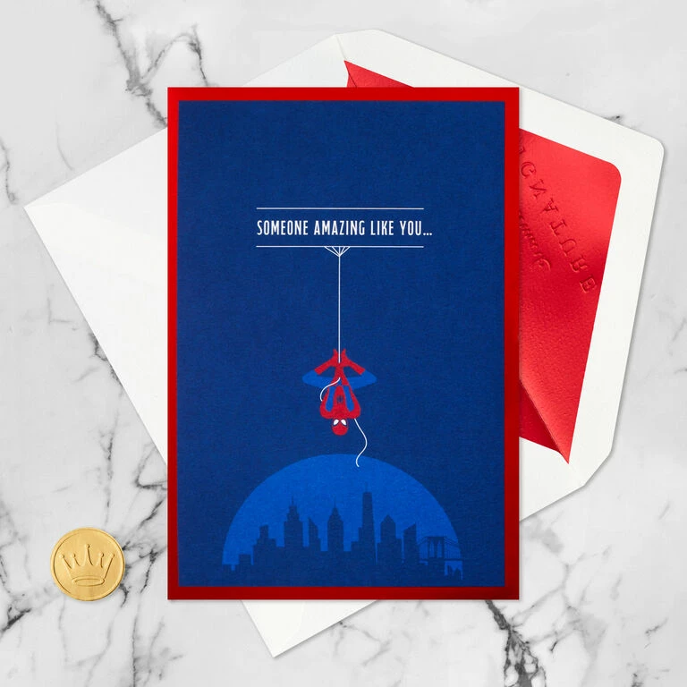 Hallmark Marvel Spider-Man You Deserve An Amazing Day 3D Pop-Up Card 5 Hallmark Marvel Spider-Man You Deserve An Amazing Day 3D Pop-Up Card - Image 5