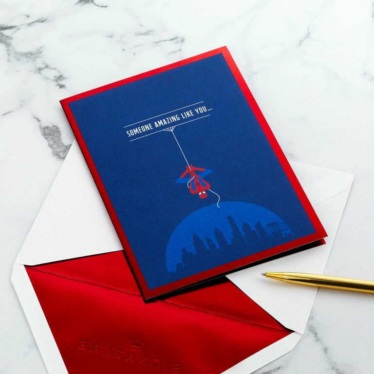 Hallmark Marvel Spider-Man You Deserve An Amazing Day 3D Pop-Up Card 6 Hallmark Marvel Spider-Man You Deserve An Amazing Day 3D Pop-Up Card - Image 6