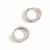 Howard's Jewelry Medium Silver Huggie Hoop Earrings