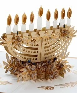 Hallmark Season Full Of Light 3D Pop-Up Hanukkah Card