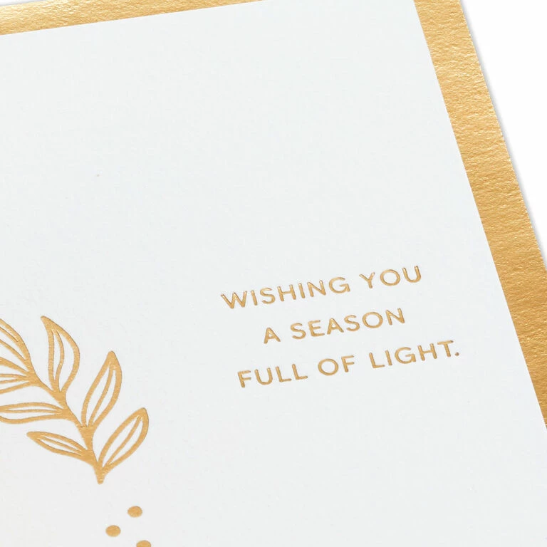 Hallmark Season Full Of Light 3D Pop-Up Hanukkah Card 3 Hallmark Season Full Of Light 3D Pop-Up Hanukkah Card - Image 3