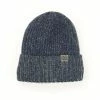 Britt’s Knits Navy Blue Ribbed Knit Men's Beanie Hat