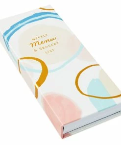 Hallmark Weekly Menu And Grocery List Memo Pad Set In Folio