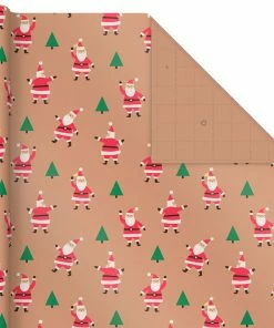 Hallmark Merry Kraft Prints 3-Pack Christmas Wrapping Paper, 90 Sq. Ft. -Department Store Shop Merry Kraft Prints 3Pack Christmas Wrapping Paper 5JXW1050 05
