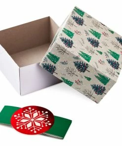 Hallmark Merry And Bright 3-Pack Christmas Gift Boxes, Assorted Sizes And Designs 9 Hallmark Merry And Bright 3-Pack Christmas Gift Boxes, Assorted Sizes And Designs -Department Store Shop Merry and Bright Assorted Christmas Gift Boxes 5XBC1129 04