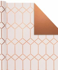 Hallmark Metallic Shimmer 3-Pack Reversible Wrapping Paper, 120 Sq. Ft. Total 10 Hallmark Metallic Shimmer 3-Pack Reversible Wrapping Paper, 120 Sq. Ft. Total -Department Store Shop Metallic Shimmer 3Pack Reversible Wrapping Paper 5EWR2435 05