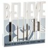 Hallmark Disney Mickey Mouse Believe Wood Quote Sign, 6x6
