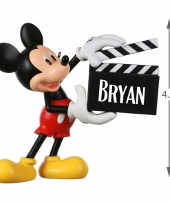 Hallmark Disney Mickey Mouse With Clapperboard Personalized Ornament -Department Store Shop Mickey Mouse Clapperboard Personalized Ornament 2499QHE1960B1 03